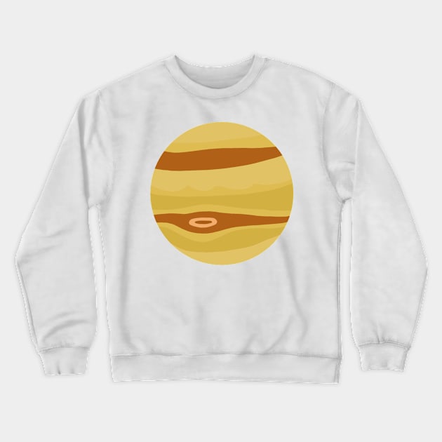 Planet Jupiter Crewneck Sweatshirt by Cute Tees Kawaii